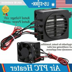 100W 12V PTC Car Fan Air Heater Constant Temperature Heating