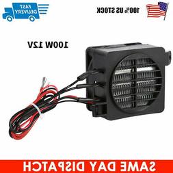 100W PTC Car Fan Air Heater Constant Temperature Heating Ele
