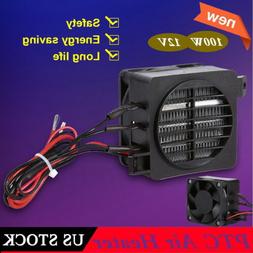 12V 100W PTC Cars Fan Air Heater Constant Temperature Heatin