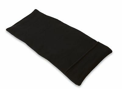 10.5" X 24" Washable Cover Moist Heat Black
